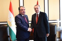 Лидер нации Эмомали Рахмон встретился с Президентом Турецкой Республики Реджепом Тайипом Эрдоганом