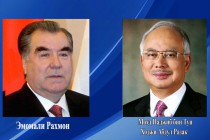 Лидер нации Эмомали Рахмон направил поздравительную телеграмму Премьер-министру Малайзии Мохду Наджибу бин Туну Ходжи Абдул Разаку