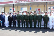 Посол России в Таджикистане И. Лякин-Фролов принял участие в церемонии открытия нового здания 451-го военного госпиталя