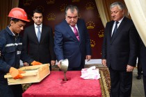 Лидер нации Эмомали Рахмон дал старт строительству нового здания Верховного Суда Республики Таджикистан