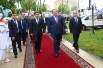 Лидер нации Эмомали Рахмон в городе Душанбе открыл Государственное учреждение «Национальная референс лаборатория»