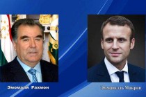 Эммануэль Макрон поздравил Президента Таджикистана Эмомали Рахмона от своего имени и от имени французского народа