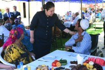 Материальная  помощь Лидера нации обитателям Регионального центра социальных услуг пенсионерам и инвалидам города Душанбе