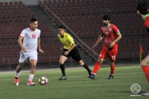Сборная Таджикистана по футболу провела двусторонний матч