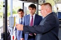 На центральных линиях пассажирского транспорта города Душанбе     внедрен электронный порядок оплаты проезда