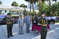 В Душанбе состоялось торжественное мероприятие по случаю выпуска молодых офицеров Пограничных войск ГКНБ РТ