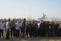 В Вахдатском районе проведены масштабные учения по защите населения