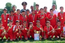 Команда РШВСМ стала обладателем Кубка министра обороны Таджикистана