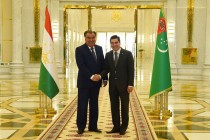 Встреча Президента страны Эмомали Рахмона с Президентом Туркменистана Гурбангулы Бердымухамедовым