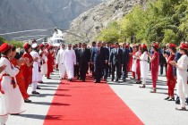 Рабочая поездка Лидера нации Эмомали Рахмона в Дарвазский район Горно-Бадахшанской автономной области