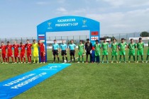 ФУТБОЛ: юноши Таджикистана финишировали шестыми на Кубке Президента Казахстана