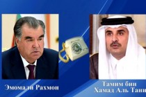 Телефонный разговор Лидера нации Эмомали Рахмона с Эмиром Государства Катар Тамимом бен Хамадом Аль Тани