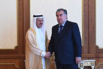 Встреча Лидера нации Эмомали Рахмона с Министром торговли Объединенных Арабских Эмиратов Султаном ибн Саид ал-Мансури