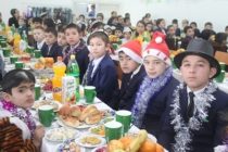 Воспитанники интернатов Согдийской области получили новогодние подарки