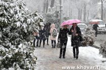 О ПОГОДЕ: сегодня  в Таджикистане облачно, в отдельных районах снег и туман