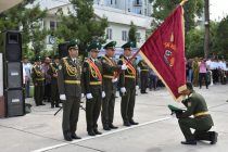 Выпуск молодых офицеров в Пограничных войсках ГКНБ РТ