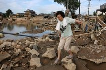 В Японии 55 тысячам человек рекомендовали эвакуироваться из-за тайфуна