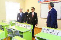 При участии Председателя города Душанбе Рустами Эмомали сдано в эксплуатацию новое здание школы  № 11