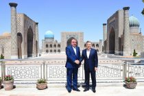 Президент Республики Таджикистан Эмомали Рахмон ознакомился с достопримечательностями города Самарканд