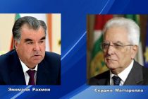 Президент Республики Таджикистан Эмомали Рахмон направил телеграмму соболезнования Президенту Республики Италия Серджо Маттарелле