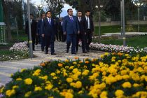 Открытие Парка культуры и отдыха «Молодежное озеро» в городе Душанбе
