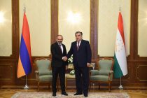 Встреча Президента Республики Таджикистан Эмомали Рахмона с Премьер-министром Республики Армения Николом Пашиняном
