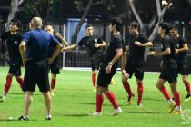 Молодежная сборная Таджикистана (U-19) по футболу продолжает подготовку к матчу с Китаем