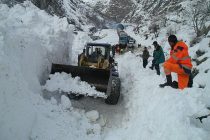 За сутки в Таджикистане сошло несколько снежных лавин