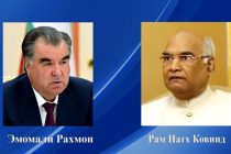 Президент Республики Таджикистан Эмомали Рахмон направил телеграмму соболезнования Президенту Республики Индия Раму Натху Ковинду