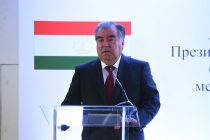 Выступление Лидера нации Эмомали Рахмона на встрече с руководителями и представителями диаспоры, таджикских трудовых мигрантов и студентов в Российской Федерации