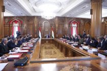 Сегодня состоялось очередное заседание Правительства Республики Таджикистан
