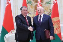 Церемония подписания новых документов о сотрудничестве между Республикой Таджикистан и Республикой Беларусь