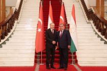 Встреча Президента Республики Таджикистан Эмомали Рахмона с Президентом Турецкой Республики Реджепом Тайипом Эрдоганом