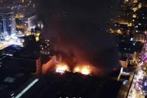 В Тбилиси локализовали пожар на крупном рынке
