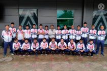 Юношеская сборная Таджикистана отправилась в Санкт-Петербург на Мемориал Гранаткина-2019