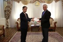 Посол Республики Корея в Республике Таджикистан Кан Чже Квон вручил копии своих верительных грамот