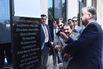 Лидер нации Эмомали Рахмон открыл гостиницу «Чилчанор» в Ховалингском районе