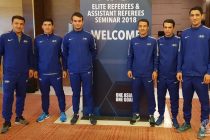 Арбитры из Таджикистана получили назначения на матчи отборочного турнира юношеского чемпионата Азии-2020