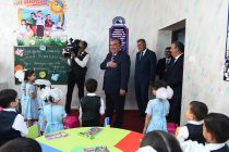 Глава государства Эмомали Рахмон сдал в эксплуатацию среднее общеобразовательное учреждение № 45 в Кулябе
