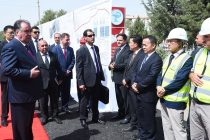 Начало реконструкции дороги «Куляб — Шамсиддин Шохин» с участием Президента страны Эмомали Рахмона