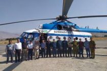 Таджикские и узбекские специалисты провели первое совместное аэровизуальное наблюдение бассейна реки Шинг
