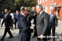 Шукурджон Зухуров и Вячеслав Володин обсудили вопросы развития межпарламентского сотрудничества Таджикистана и России