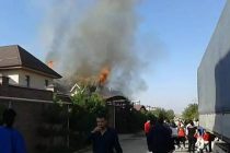 В Бишкеке произошел пожар в детском саду