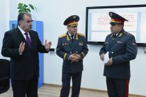 Лидер нации Эмомали Рахмон сдал в эксплуатацию новое здание Факультета оперативно-розыскной деятельности Академии Министерства внутренних дел Республики Таджикистан