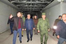На рынке «Корвон-плюс» города Душанбе были проведены ночные тактико-противопожарные учения — специальная операция «Пожар»