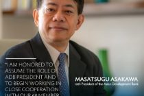 Новый Президент АБР Масацугу Асакава вступил в должность