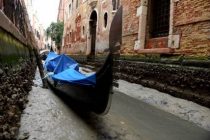 Каналы Венеции пересохли