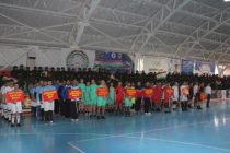 Военнослужащие Таджикистана, Российской Федерации и Индии проводят спортивные мероприятия, посвящённые Вооружённым силам