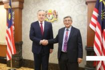 Министр иностранных дел Таджикистана встретился со Спикером Палаты представителей Малайзии