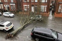 На Британию обрушился мощный ураган «Сиара»